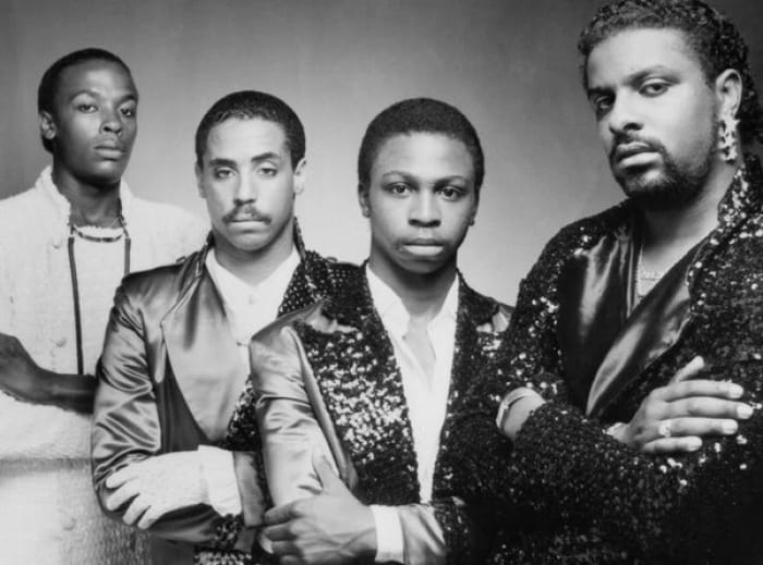 Alonzo Williams (far right) with The World Class Wreckin' Cru